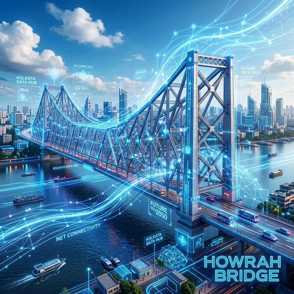 Howrah Bridge Kolkata 3D SEO Architecture